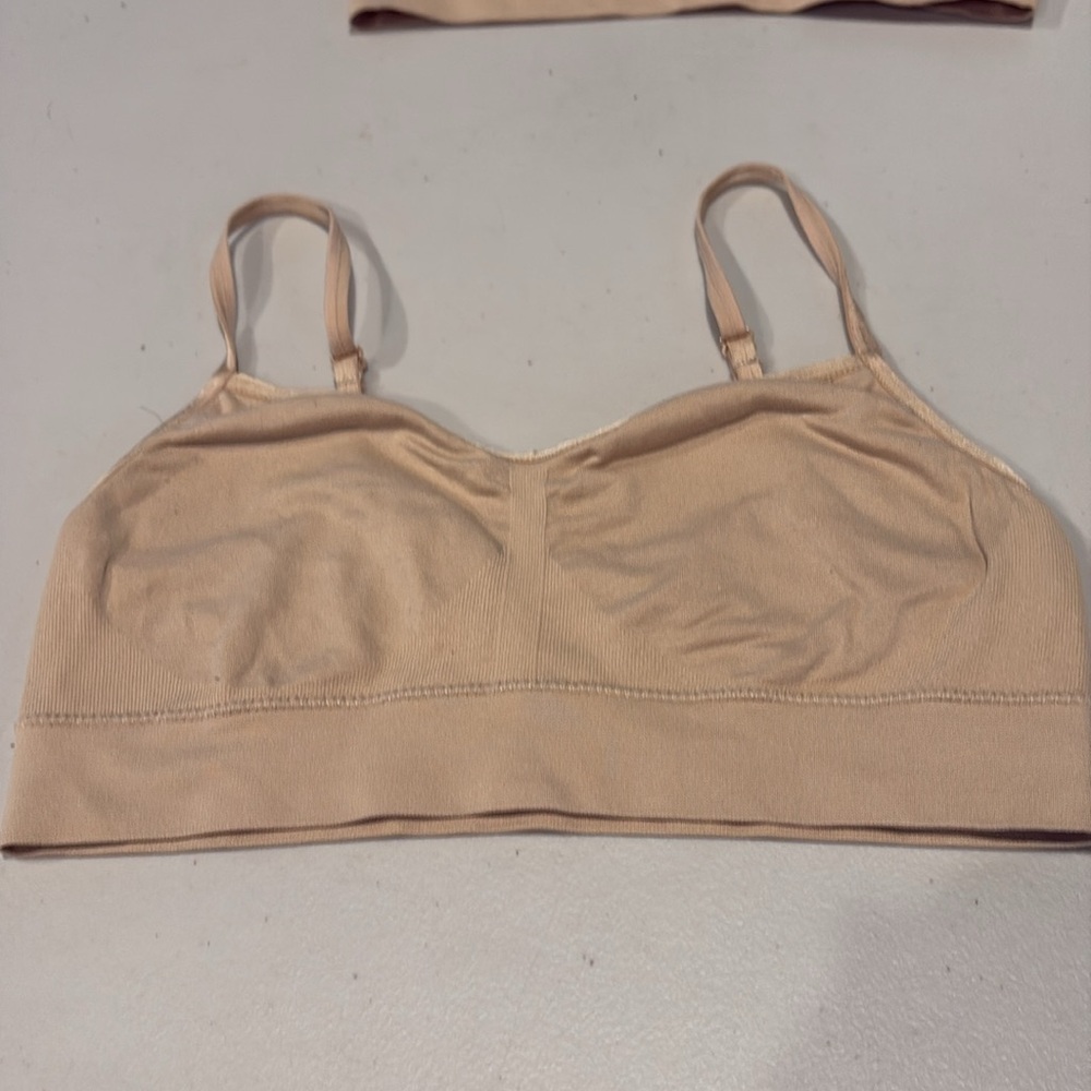 Set of 2!  Jockey- Seamfree® Microfiber Stretch Cami Strap Bralette. Size small - Picture 4 of 7